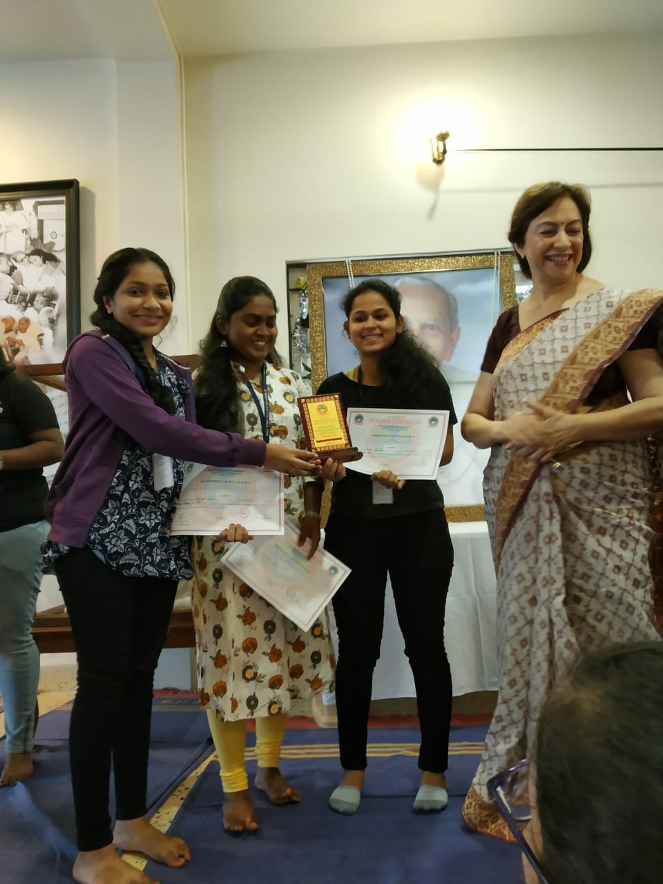 1st Prize Winners-Intercollegiate Psychology Exhibition Psy Spectrum 2018-Poona College