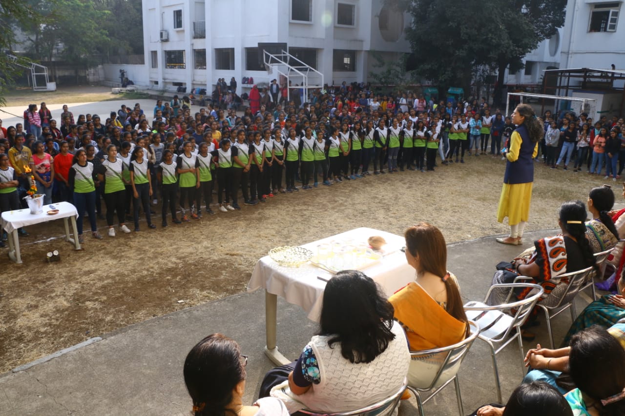 ANNUAL SPORTS DAY 2019-20 GUIDING SPEECH BY CHIEF GUEST APARNA PRABHUDESAI