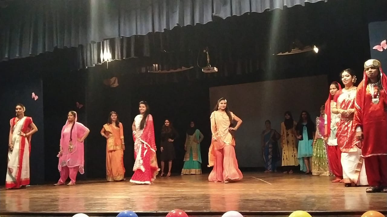 EBSB - Annual Socials Degree College2019 - 20- Fashion show depicting Indian culture