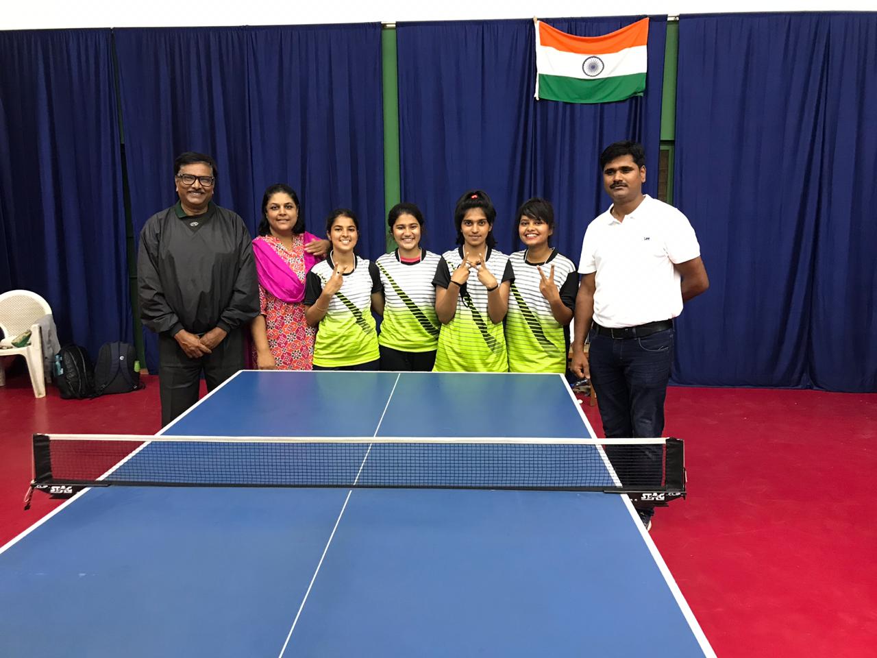 Inter-Collegiate Table Tennis Competition Our College team Secured Second Place