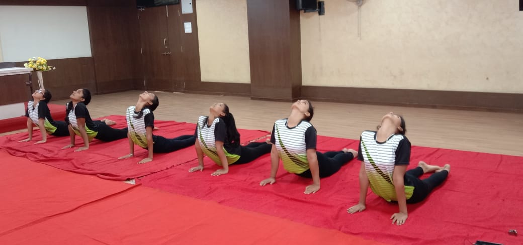 Inter Collegiate Yoga Competition - While Performing Asanas 1