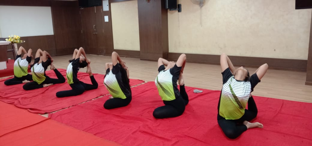 Inter Collegiate Yoga Competition - While Performing Asanas 2