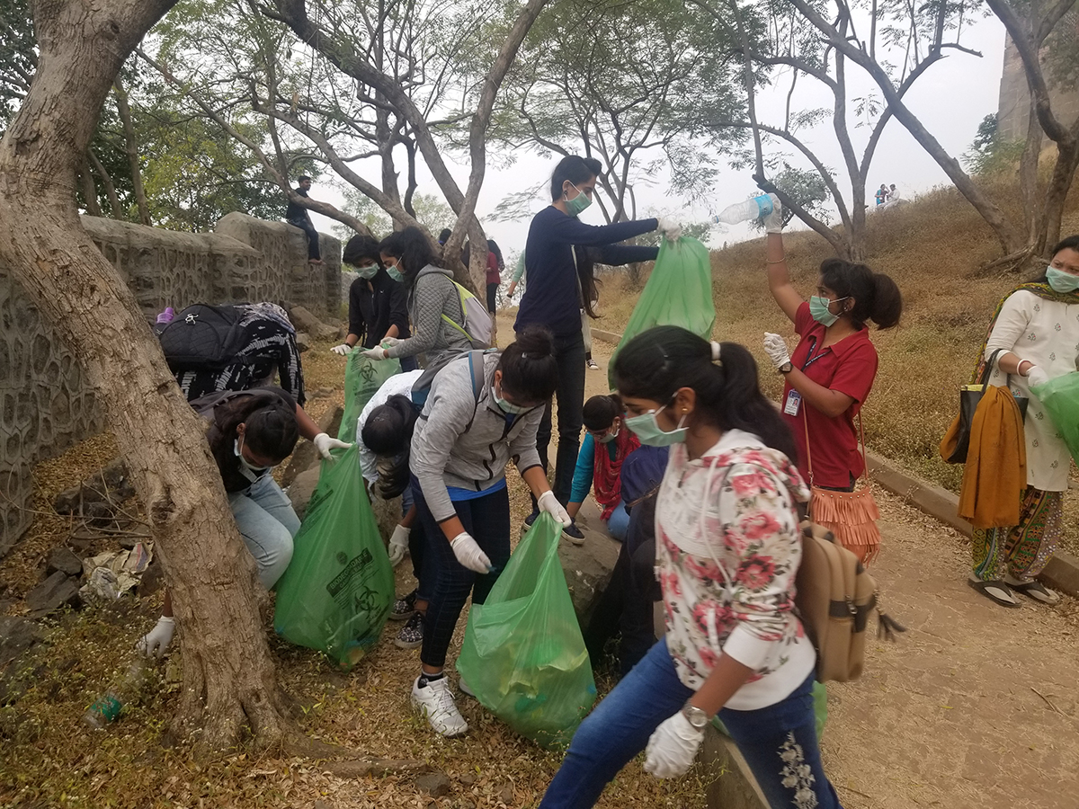 SMC Green Trek cum Cleanliness Drive Parvati Hill SMC Garbage Collection Sun 22-12-2019