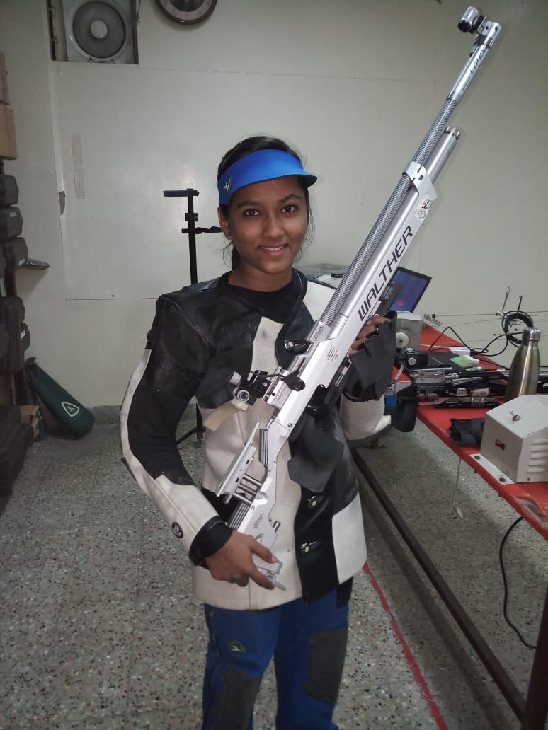 Senior College- Nikita Punekar- Participated in National Shooting Competition held at Delhi 2 