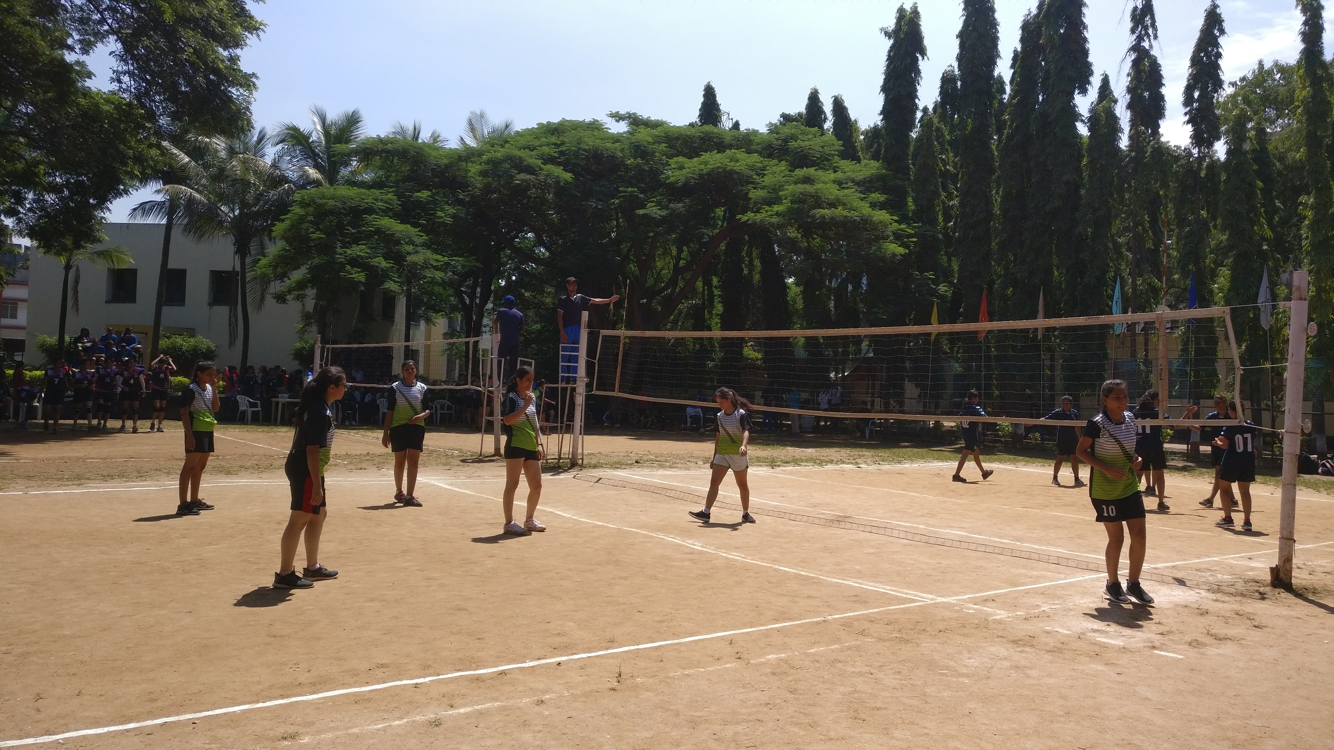 2 INTERCOLLEGIATE VOLLEYBALL COMPETITION- while Playing 