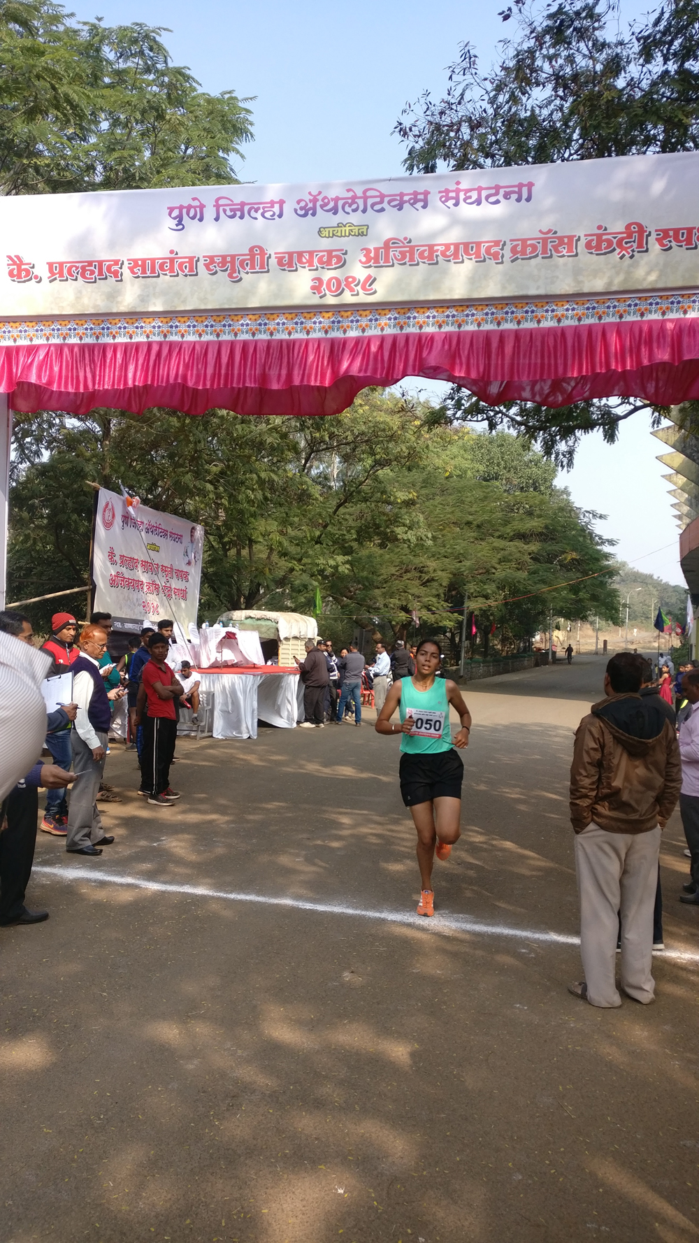 In Pune Dristrict Cross Country Competition 2018-19 - Sampada Buchade stood First.