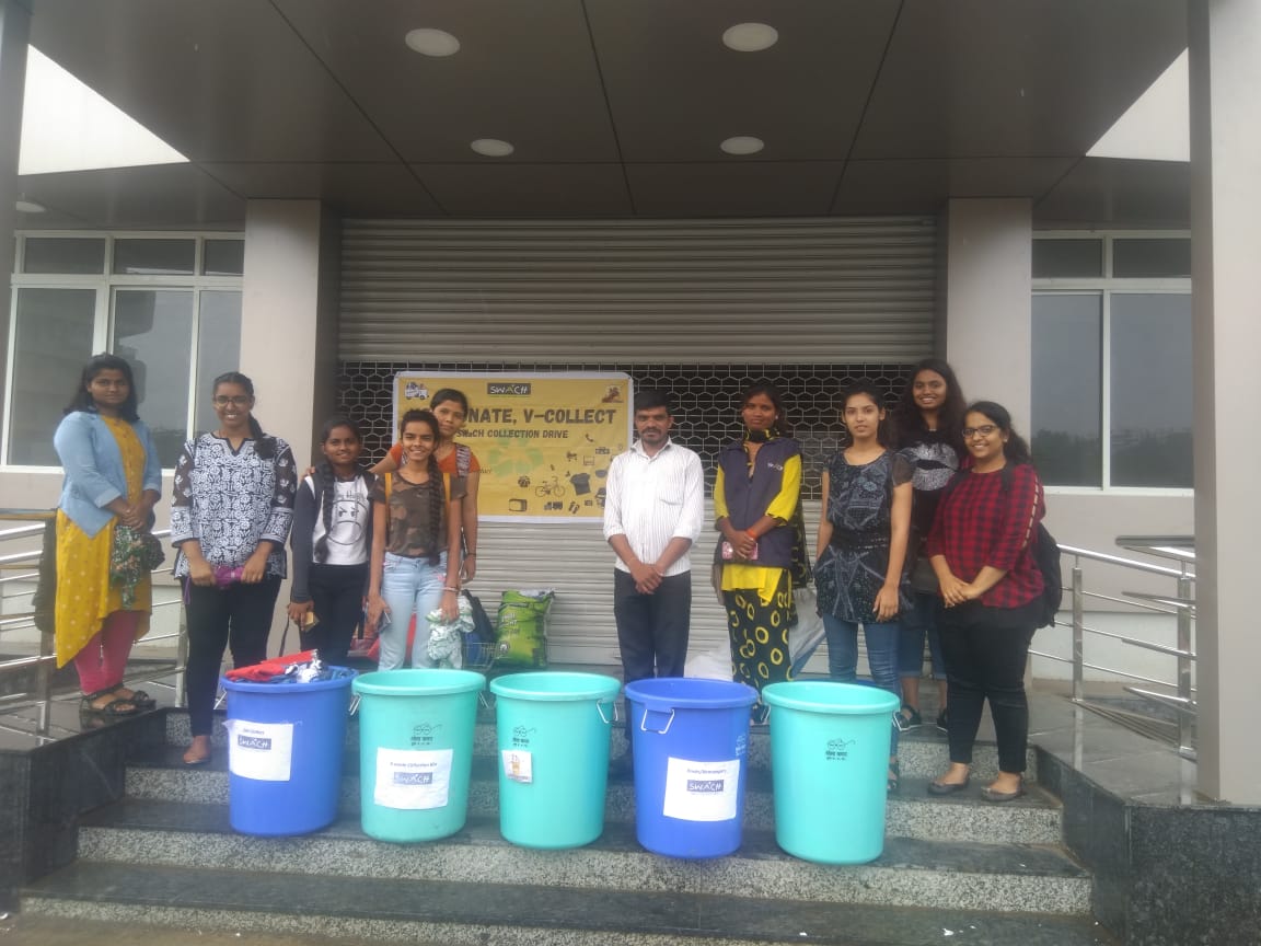 Student Participation in Mega Collection Drive by SWaCH