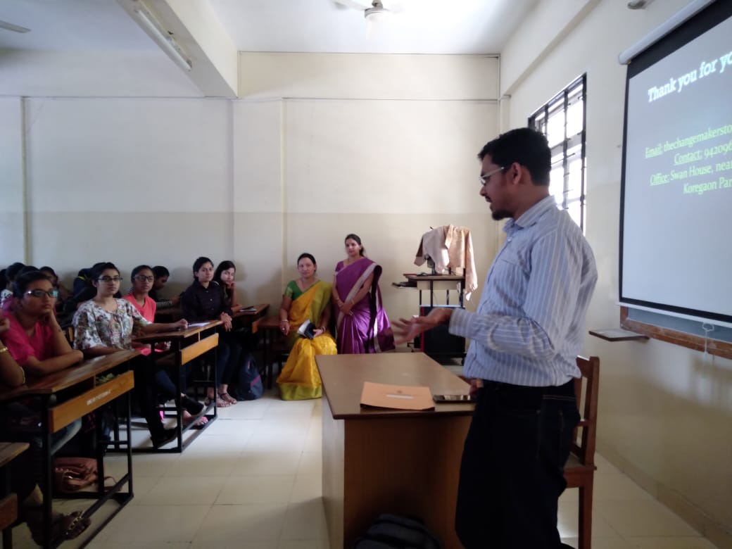 Mr. Rohan taking orientation