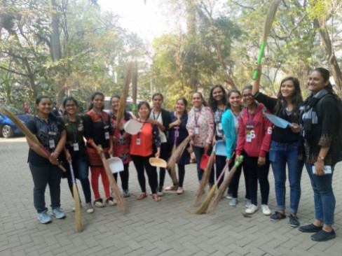 Student Council 2018-19 ready for the cleanliness drive