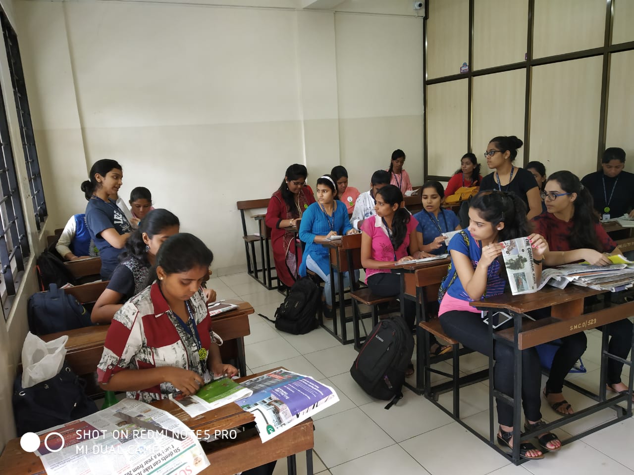 Sanitary Napkin Disposal bags in the making by Green Guardians