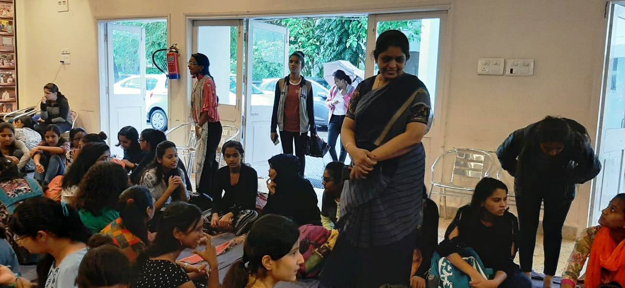 SIP - Day 4 - Student Development Officer- Ms. Hasina Shaikh interacting with the students