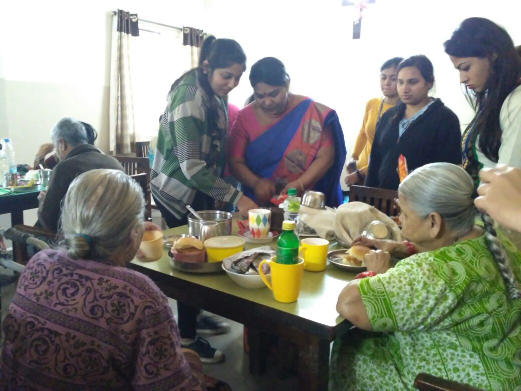 Social Service - Ty Bcom - Sandhya Home for Aged