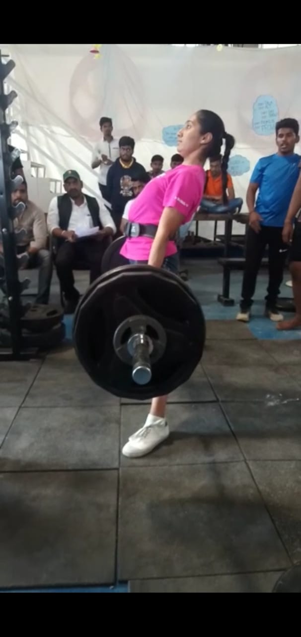 Senior College - Sakshi Dumal- Silver medal in Inter Collegiate Power Lifting Competition 1