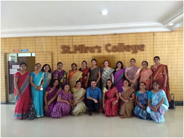  St. Mira’s College faculty participating in the TCS-AIP 2018-19