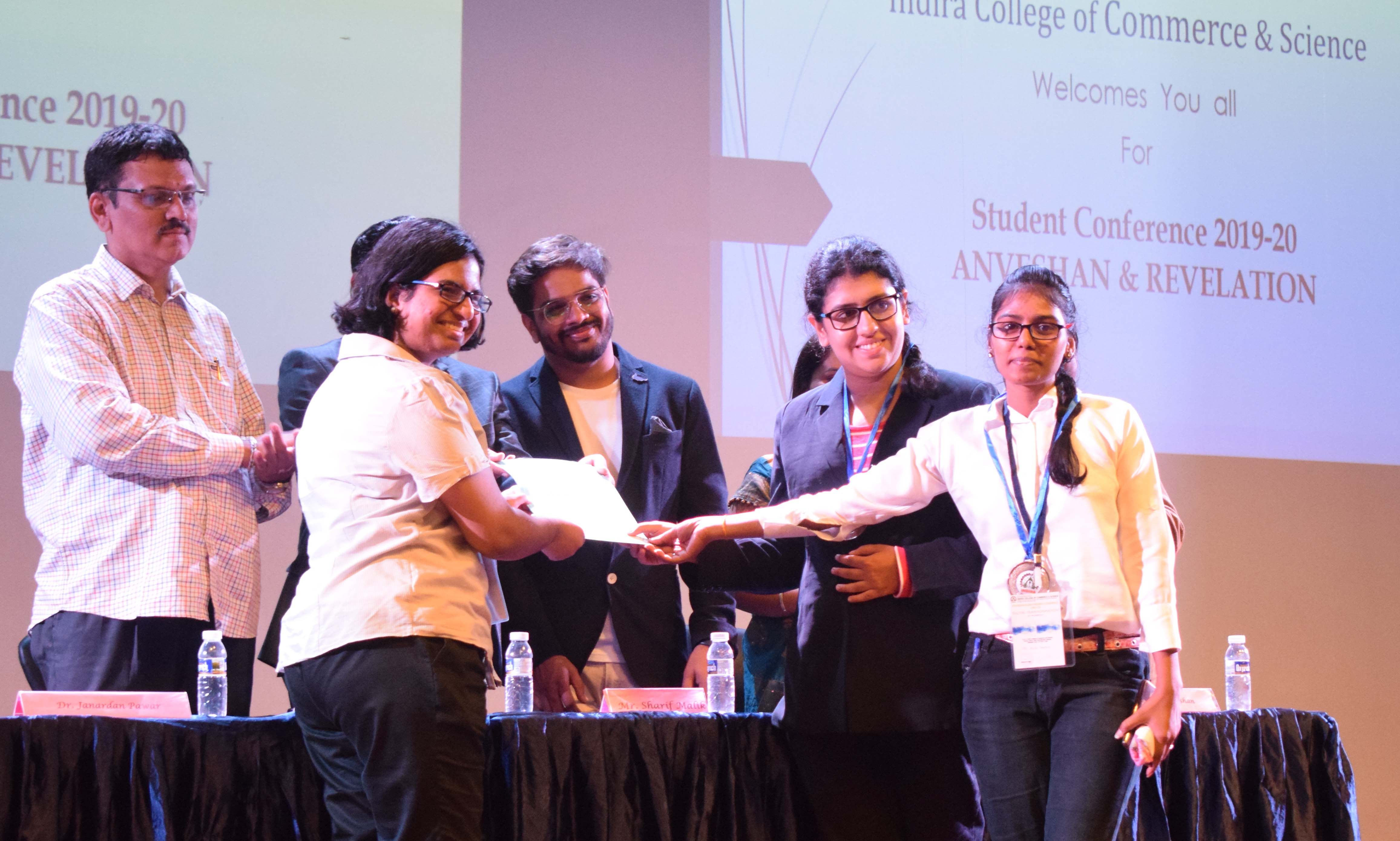 Third Prize Student Research Conference Indira College